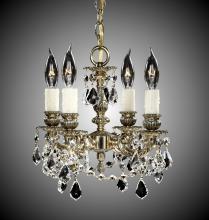 American Brass & Crystal CH9102-A-01G-PI - Four Light Chandelier